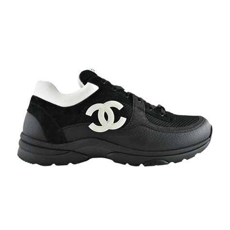 all black chanel tennis shoes|chanel sneakers price euro.